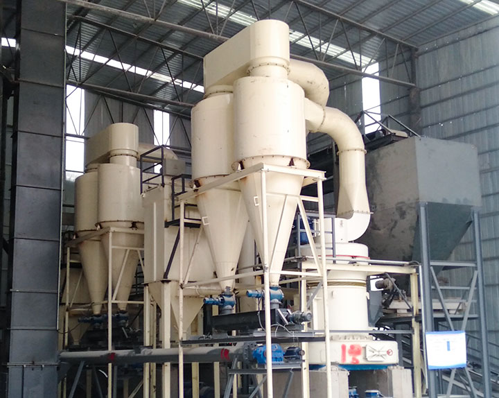 廣西重晶石加工現(xiàn)場