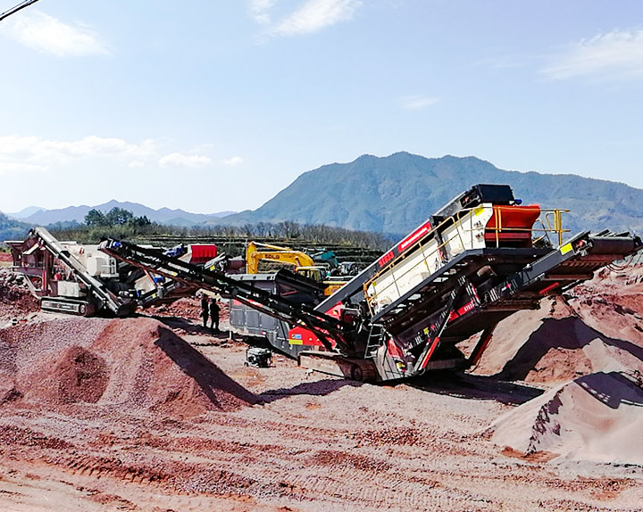 越南移動破碎站生產(chǎn)現(xiàn)場